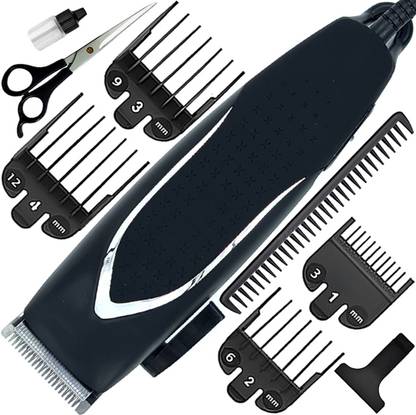 TrimStyle H1 Powerful Adjustable Titanium Wired High Quality Hair Clipper Beard Moustache Fully Waterproof Trimmer 510 min  Runtime 7 Length Settings