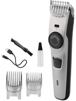 Kemei KM-7507 Usb Rechargeable Hair clipper trimme Trimmer 60 min  Runtime 5 Length Settings