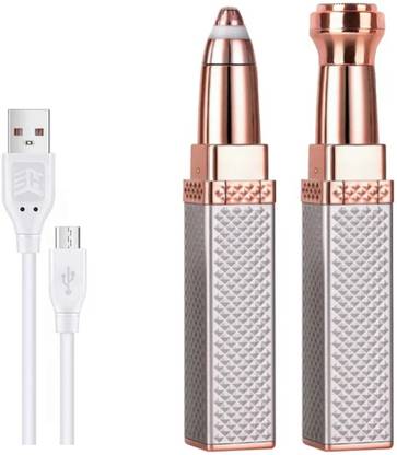 NUCLETRIC Eyebrow Trimmer Machine For Women Face, Lips Nose Hair Removal Trimmer 45 min  Runtime 1 Length Settings