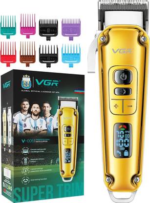 VGR V-006 with LED & RPM Display Trimmer 250 min  Runtime 9 Length Settings