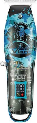 VGR V-923 Professional Hair Clipper with LED display Trimmer 150 min  Runtime 3 Length Settings