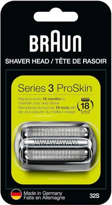 Braun 32S Series 3 Replacement Head Trimmer 70 min  Runtime 1 Length Settings