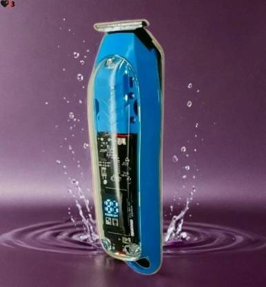 BAYEEN X403 M853T Transparent Hair Clipper Power Display & Electric Trimmer for Men Fully Waterproof Trimmer 140 min  Runtime 3 Length Settings