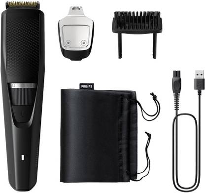 PHILIPS BT3441/30 Patented Beardsense Tech, Lift & Trim Tech Waterproof Beard Trimmer 90 min  Runtime 20 Length Settings