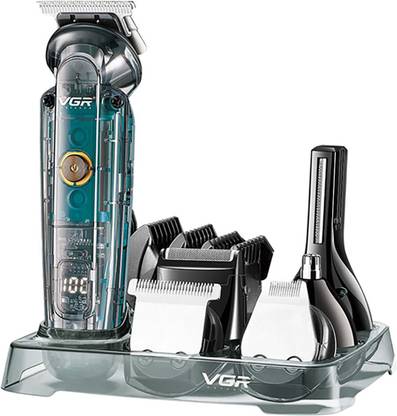 VGR V-102 Camouflage Professional Grooming Kit with Cord & Cordless Multipurpose Hair Clipper Trimmer 150 min  Runtime 5 Length Settings