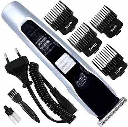 NKZ Hair Beard TRIMMER Rechargeable Professional Hair Trimmer Fully Waterproof Grooming Kit 45 min  Runtime 4 Length Settings