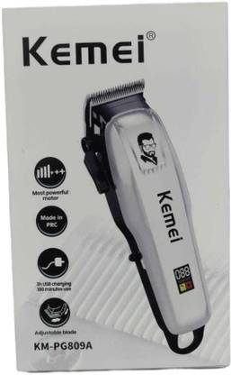 Kemei KM- PG 809A Trimmer 9640 min  Runtime 3 Length Settings