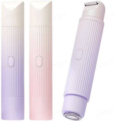 TOYSM Hair Remover Machine For Women - 2 heads - Rechargeable - Water Resistant Trimmer 100 min Runtime 0 Length Settings