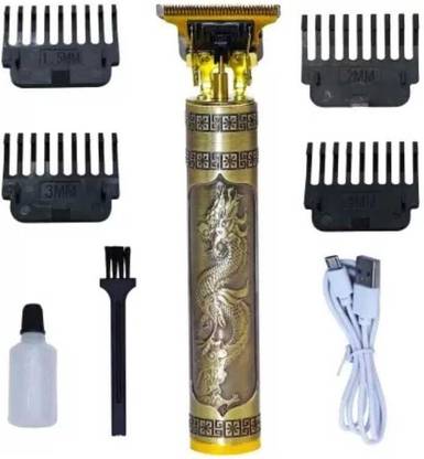 Trendy styler Professional Golden Metal Maxtop t99 Body Trimmer Haircut Grooming Kit Z48 Trimmer 120 min  Runtime 4 Length Settings