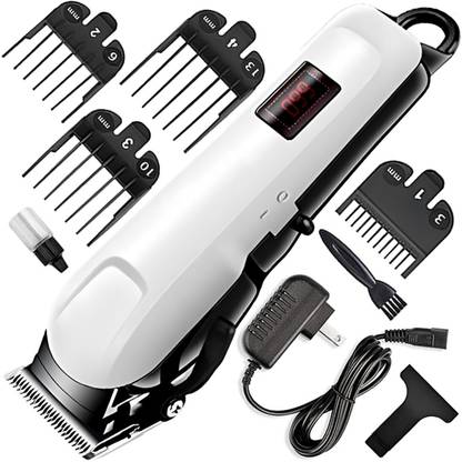 Zemei D New Professional Fast Charging Hair Clipper Razor Rechargeable Beard Moustache Fully Waterproof Trimmer 240 min  Runtime 7 Length Settings