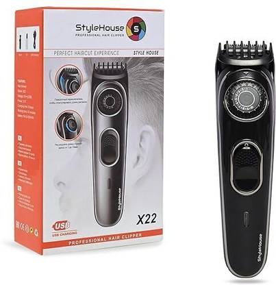 Stylehouse X22 Trimmer 120 min  Runtime 4 Length Settings