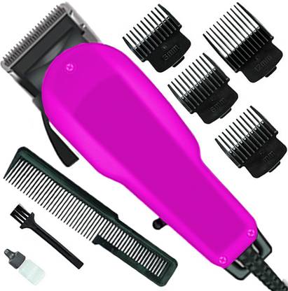 GIUYT cordered Hair Clipper Trimmer For Men Beard Electric Hair Runtime: 0 min Fully Waterproof Trimmer 0 min  Runtime 4 Length Settings