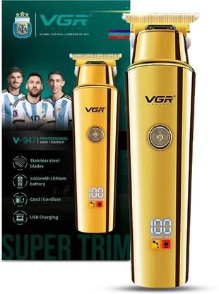 VGR V-947 Professional Trimmer 500 min  Runtime 3 Length Settings