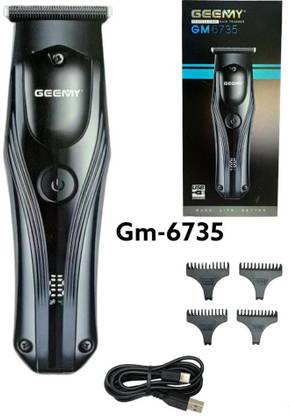 Geemy Hair Clipper trimmer zero ctting led display rechargeable Trimmer 120 min  Runtime 4 Length Settings