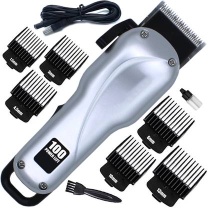 QGS Men Chargeable Professional Ultra Trim Hair Clipper Cutter Razor Beard Moustache Fully Waterproof Grooming Kit 90 min Runtime 3 Length Settings