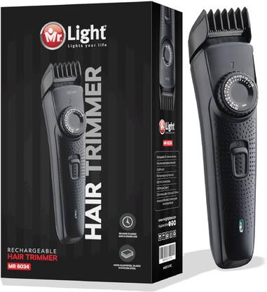 Mr.Light 6500RPM|| 600mAh LION Beard & Hair Trimmer,2 Hrs of Continuous Runtime||MR6034 Trimmer 120 min Runtime 21 Length Settings