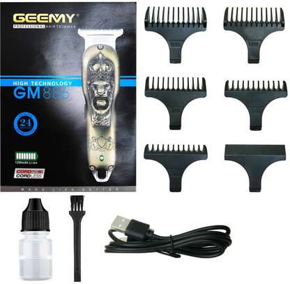 Geemy GM 886 Grooming Kit 45 min  Runtime 6 Length Settings