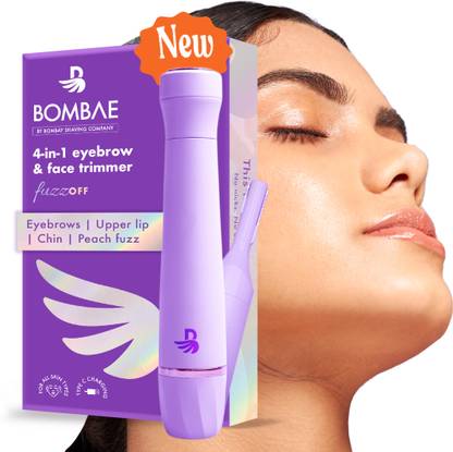 Bombae Women Trimmer for Facial Hair and Eyebrow Trimmer 90 Min  Runtime 2 Length Settings