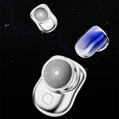 WunderVoX New Mini Shaver Portable Electric Shaver-Multicolor Fully Waterproof Trimmer 60 min  Runtime 0 Length Settings