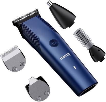 Misfit Groom 100 5-in-1 Trimmer 120 min Runtime 5 Length Settings  (Blue)