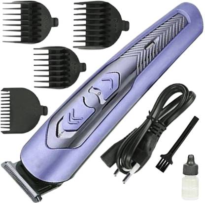 hjdhf gm 6110 Rechargeable Hair Shaver Beard Razor Nose & Ear Trimmer for man Fully Waterproof Trimmer 60 min  Runtime 4 Length Settings