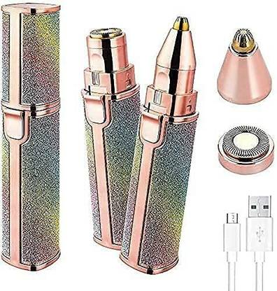 CHG 2 in 1 Eyebrow Facial Hair Remover | Rechargeable Eyebrow Trimmer, Men & Women