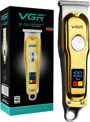VGR V-290 Professional Hair Clipper with LED Display Trimmer 120 min  Runtime 4 Length Settings