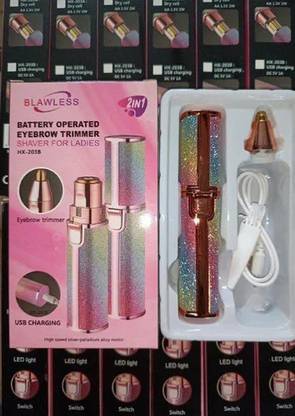 TECHEL Eyebrow Trimmer for Women NBC19 Trimmer 240 min  Runtime 2 Length Settings