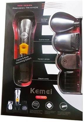 Kemei 580A Trimmer 40 min  Runtime 4 Length Settings