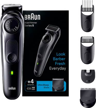 Braun BT5410 Trimmer 100 min  Runtime 39 Length Settings