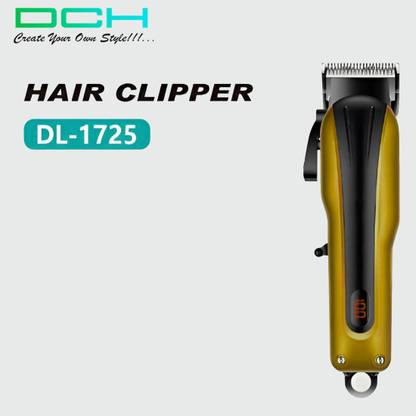 DCH Daling DL-1725l Rechargeable Hair Clipper With Digital Display Trimmer 120 min  Runtime 4 Length Settings