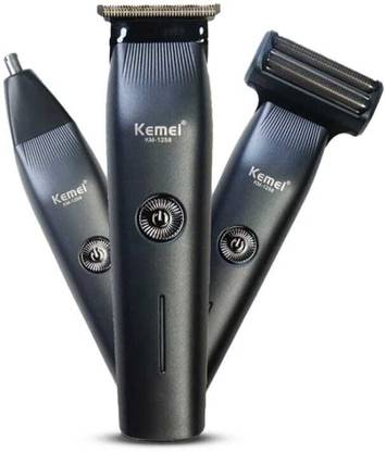 kymai KM 1258 Fully Waterproof Trimmer 120 min  Runtime 3 Length Settings