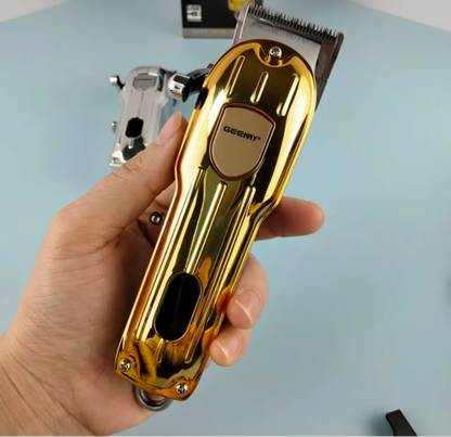 Gemmy Hair trimmer gold zero cutting machine Led display indigreter Trimmer 120 min  Runtime 4 Length Settings