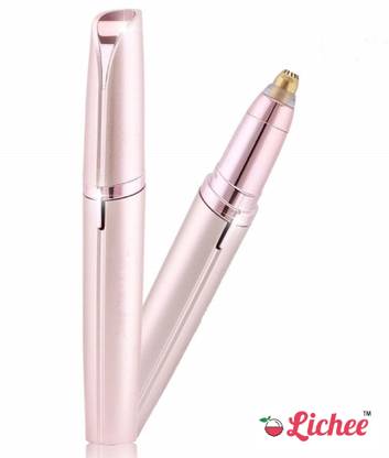 LICHEE Eyebrow Trimmer Pen, Upper Lips, Nose, Ear Hair Remover Trimmer Trimmer 120 min  Runtime 0 Length Settings