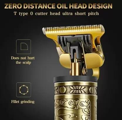 Adnate Professional MaxtopT1 Rechargeable Cordless Electric Blade Beard Trimmer KE25 Trimmer 120 min  Runtime 4 Length Settings
