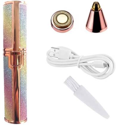 BeeDuck Women's Mini Customize Eyebrow, Facial,Nose,Ear,Bikini Area Hair Removal Trimmer Trimmer 120 min  Runtime 0 Length Settings