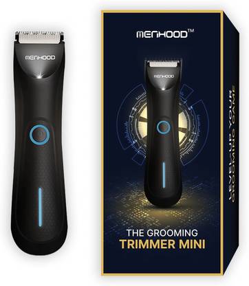 MENHOOD Grooming Trimmer Mini for Men, Waterproof, Cordless, Upto 90 Min Run-Time Fully Waterproof Trimmer 90 min  Runtime 6 Length Settings