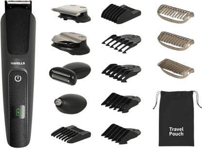HAVELLS GS8714 Fully Waterproof Trimmer 120 min  Runtime 10 Length Settings