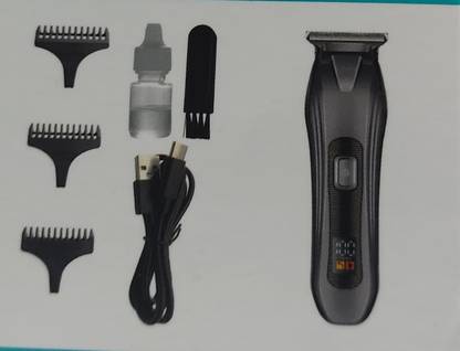 DALING Professional hair trimmer zero cutting led display rechargeable Trimmer 120 min  Runtime 4 Length Settings