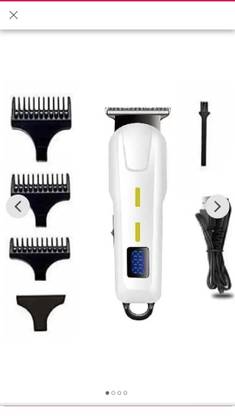 Geemy Hair trimmer propessional led indigater clipper Trimmer 120 min  Runtime 4 Length Settings