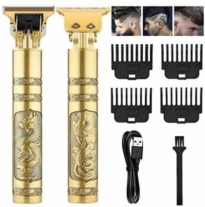 magema Trimmer Haircut Kit Trimmer 120 min  Runtime 4 Length Settings  (Gold)