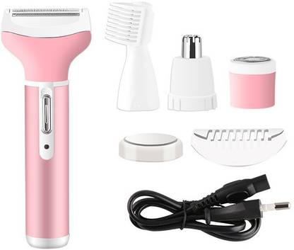 Kemei M-6637 Multi functional 4 in 1 Rechargeable Body Groomer 60 min  Runtime 4 Length Settings