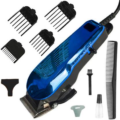 Geamy Professional Electric corded Waterproof Beard Mustache AC 220-240V 10W cutting Fully Waterproof Trimmer 0 min  Runtime 4 Length Settings