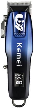 Kemei KM-809A Professional Rechargeable Hair Trimmer Electric Hair Clipper, Razor Trimmer 120 min Runtime 4 Length Settings
