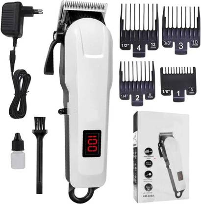 ValueShop PROFESSIONAL Men Pro Buzzer Professional hair clipper hair cutting machine Fully Waterproof Trimmer 240 min  Runtime 4 Length Settings