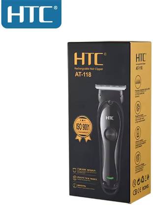 HTC PROFESSIONAL Hair Clipper Beard & Hair Trimmer,T-Precision Blade with Advanced Technology Trimmer 120 min  Runtime 4 Length Settings