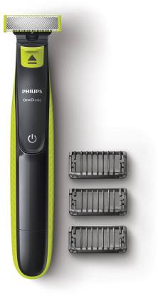 PHILIPS OneBlade QP2525/10 Trimmer 45 min Runtime 3 Length Settings  (Black, Green)