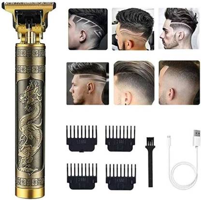 VKR universe Universe Hair Trimmer For Men Professional Hair Clip with Adjustable T-Blade Fully Waterproof Trimmer 120 min Runtime 4 Length Settings