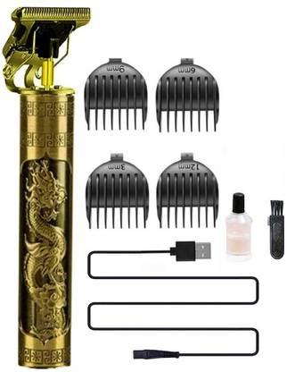 Trifles Heavy Duty Hair Clipper Zero Trimmer Shaving Kit Beard Mustache Teenager Machine Trimmer 90 min  Runtime 4 Length Settings