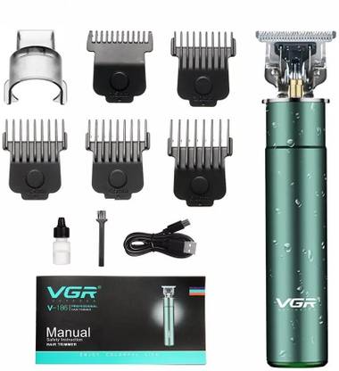 VGR V-186 Fully Waterproof Trimmer 180 min  Runtime 4 Length Settings